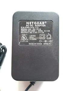 Netgear Ac-Dc adapter model DV-751A output 7.5V 1A - Picture 1 of 3