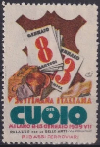 F-EX16615 ITALIA ITALIA CENERENTOLA 1929 SETTIMANA DI SCARPE IN PELLE CUOIO. NO GOMMA. - Foto 1 di 1