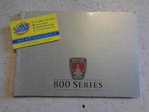 GEBRAUCHS- UND WARTUNGSHEFT ROVER SERIE 800 - AUSGABE 1986 - ORIGINAL - Bild 1 von 2