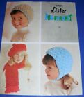 Lister Lee Child's Hats Knitting Pattern 2037