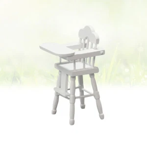 Mini Furniture Model Highchair Toys Shaped Dollhouse Micro Scene Baby - Picture 1 of 12