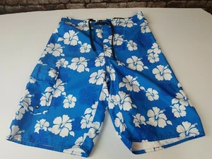 Boys/Youth Swim/Athletic Short Large by Hang Ten Tropical Blue Preowned 4B - Picture 1 of 10
