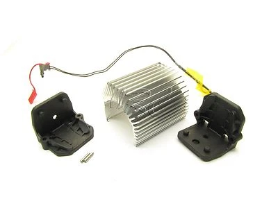 Fits X-MAXX TRAXXAS 77086-4 - Aluminum Heat Sink & Motor Mounts (Velineon  - Imagem 1 de 2