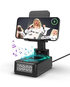 Bluetooth Lautsprecher mit Faltbarer Handyhalterung 6-in-1 Tragbarer Musikbox... - Bild 1 von 9