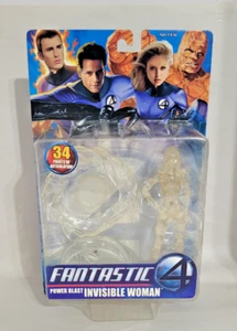 Fantastic 4 Movie Power Blast Invisible Woman Action Figure ToyBiz Sealed 2005 - Picture 1 of 6