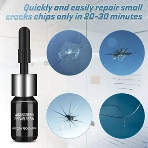 Car Glass Nano Repair Fluid Kit Automotive Window Glass Crack Chip Repair Kits - Picture 1 of 7