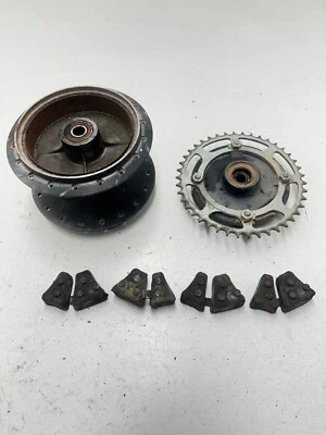 Yamaha XT600 1985 85 Xt 600 OEM conjunto de buje de rueda trasera cojinete de piñón Foto 1 de 4