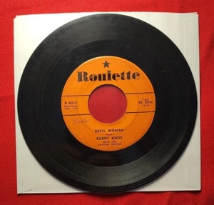 45 Record - Buddy Knox - Devil Woman / Hula Love 1957 VG+ - Imagen 1 de 2