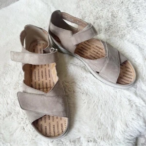 Sandalias Hartjes Breeze 2 para mujer color topo neutro talla 40 cómodas sostenibles - Imagen 1 de 7