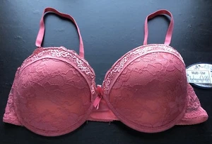 NWT Inteco Intimates Coral Lace Convertible Multi Use Bra 34C - Picture 1 of 6