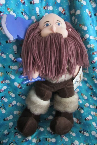 NEW/tags never displayed 2002 Minnesota Vikings Ragnar Mascot Stuffed Plush Doll Cover