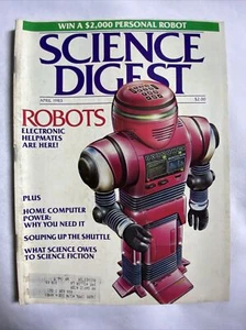 1983 April Science Digest Magazine Robots Are On The Rise Nowadays (MH590) - Imagen 1 de 3