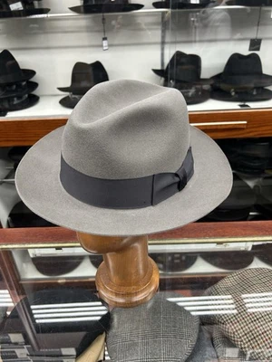 Biltmore Canadian Suede Finish Men's Hat Gray Size 8 Made In Canada - Image 1 of 4