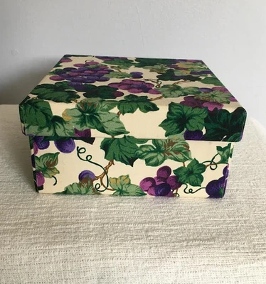 GRAPEVINE 设计面料盖盒 — 第 1/4 张图片