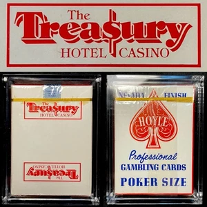 Historic Casino Treasury Las Vegas Cello Sealed vTg Unopened Playing Cards Deck - Picture 1 of 15