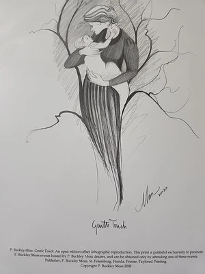 REPRODUCCIÓN LITOGRÁFICA P. BUCKLEY MUSGO SUAVE TACTO 2002 EDICIÓN LIMITADA FIRMADA Foto 1 de 3