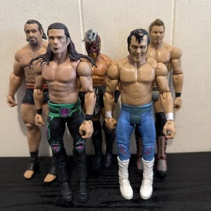 Paquete de figuras de lucha libre Mattel WWE Rusev Kalisto Jericho Rose Honky Tonk B4 - Imagen 1 de 3