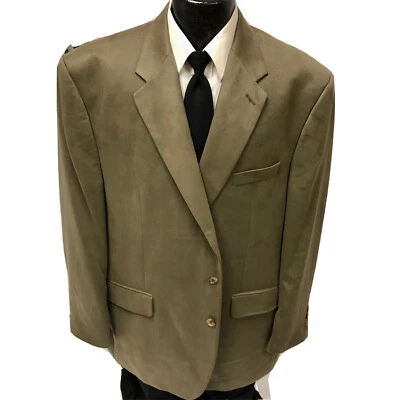 Chaps Ralph Lauren Modern Sport Coat Microfiber Jacket ULTRA SUEDE Soft Blazer - Image 1 of 4