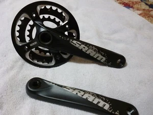 Sram 2x9 / 2x10 crankset. Never used. 22 - 32 tooth rings w/bashguard, 175mm arm - Picture 1 of 8