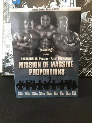MUSCLETECH PRESENTS – BODYBUILDING MISSION OF MASSIVE PROPORTIONS - New DVD - Image 1 of 2