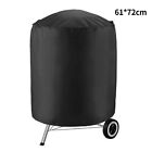 Black Gas Grill Cover Polyester Gas Grill Protector For Weber Q1000q2000 Series