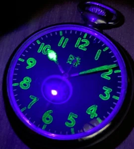 vintage Seikosha Kamikaze Tensoku Pocket Military Pilot Screw Back And Bezel - Picture 1 of 19