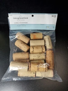 15 Assorted Wine Cork Stoppers Imagination Station Unused Art Craft Supply - Picture 1 of 7
