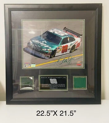 Recuerdos montados en Nascar de Dale Earnhardt Jr #88. Memorabilia edición limitada. De 588 con certificado de autenticidad Foto 1 de 4