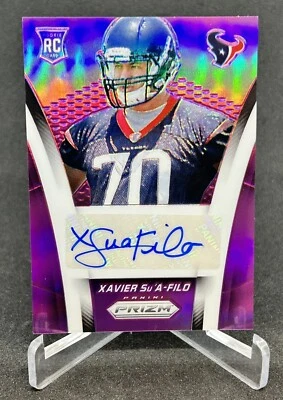 2014 Xavier Su'A-Filo Prizm PURPLE Auto RC /50 #AR-XS UCLA TEXANS FREE SHIPPING - Image 1 of 3