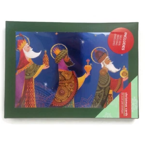 Drei Weise Männer Schachtel Weihnachtskarten 14 Stück mit selbstklebenden passenden Umschlägen - Bild 1 von 3