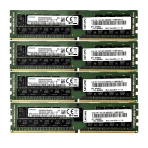 128GB (4X32GB) 2Rx4 PC4-2666V-RB2 Samsung M393A4K40CB2-CTD7Q FRU: 46W0835 - Picture 1 of 2