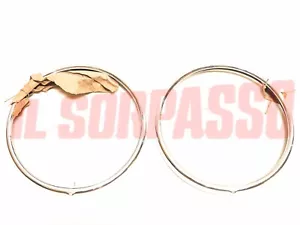 FIAT MOUSE 500C ORIGINAL SEDAN HEADLIGHT OPTICAL GROUP FRAMES - Picture 1 of 4