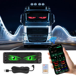 Truck-Specific Devil's Eye LED-Screen Car Eye Light Truck Dynamic LED Light - Picture 1 of 14