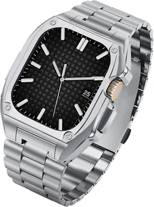 Apple Watch Edelstahl Metall Bumper Band Gehäuse Armband Iwatch SE 8 7 6 5 4 - Bild 1 von 15