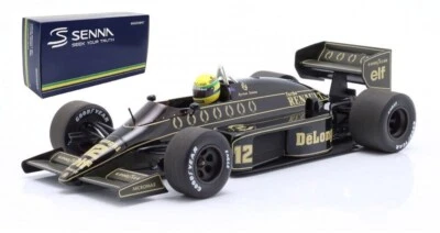 Minichamps Lotus 98T #12 2nd German GP 1986 - Ayrton Senna  1/18 Scale - Image 1 of 4