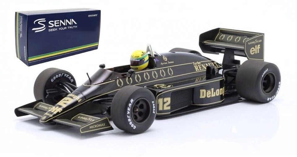 MINICHAMPS 540863812 Lotus F1 98T Renault Turbo N 12 Season Dirty Version 1986 A