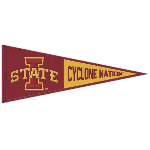 Iowa State Cyclones Wool Pennant - 13"x32" Cyclone Nation Cover