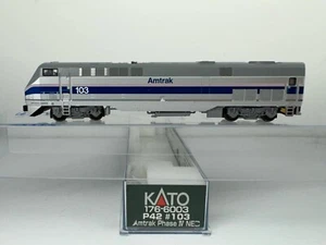 Kato N 103 Northeast Corridor 176-6003 Amtrak P42 Phase IV Locomotive DC Analog - Picture 1 of 18