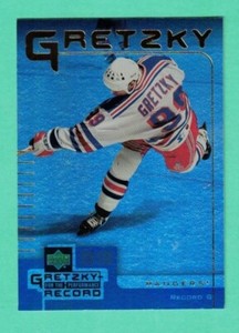 (1) WAYNE GRETZKY 1999-00 MCDONALDS # 8 FOR THE PERFORMANCE RECORD CARD  (H8103)