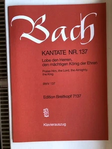 JS Bach: Cantata BWV 139 - Wohl dem, der sich auf seinen Gott - Picture 1 of 3