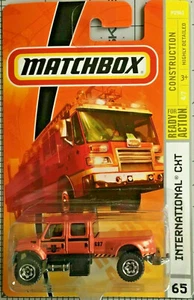 2009 Matchbox ITERNATIONAL® CXT #65 ORANGE METALLIC with U CONSTRUCTION logo - Picture 1 of 4