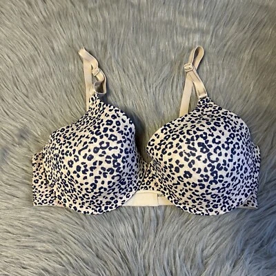 Warner’s 轻薄衬里文胸女式 36C 码豹纹钢圈后扣 — 第 1/4 张图片