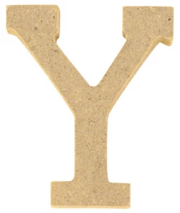MDF Wood Letter 5 X 1.2 Cm Alphabet Letter Y - Picture 1 of 1