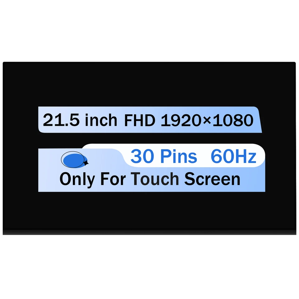 Replacement 21.5" for HP 22-D 22-df0023w LED LCD Touch Screen Display Panel FHD - Bild 1 von 3
