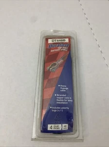 DURALAST TOP POST BATTERY CABLE DT448B HEAVY 4 GAUGE, 48 INCHES - Picture 1 of 4