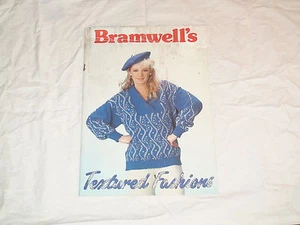 KNITTING MACHINE MAGAZINE BRAMWELLS TEXTURED FASHIONS - Picture 1 of 4