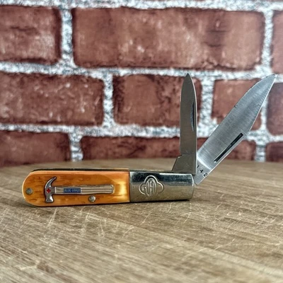 John Primble Blue grass commemorative BG-2 2 blade barlow pocket knife hammer - Image 1 of 4