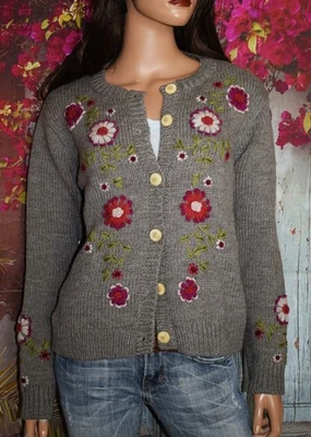 Cardigã suéter médio novo com etiquetas Sundance Lost Horizons Olivia - Imagem 1 de 4