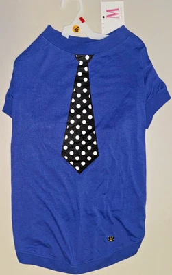 Isaac Mizrahi Floral Dot Collection Corbata Camiseta Perro XL NUEVO Foto 1 de 4