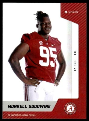 2023 ONIT Athlete Monkell Goodwine #NNO Alabama Crimson Tide - Image 1 of 2